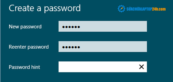 Nhập mật khẩu cho máy tính của bạn